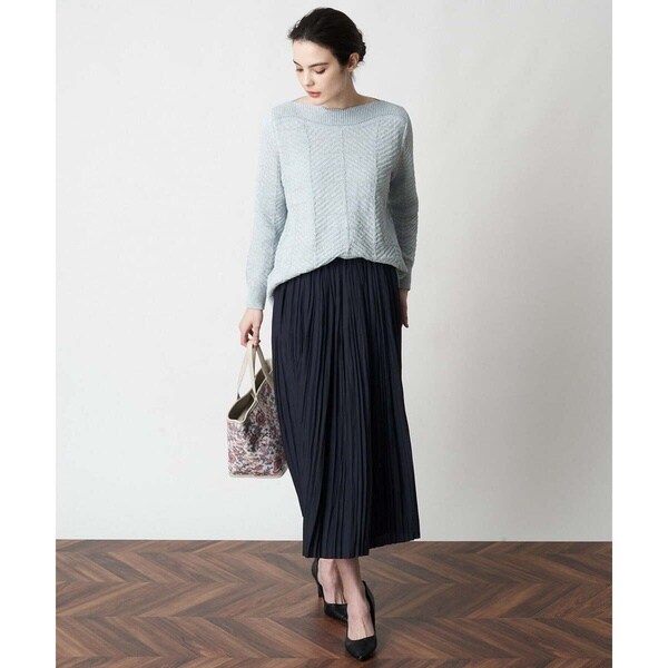 クリスチャンオジャール/ボートネックラメニット