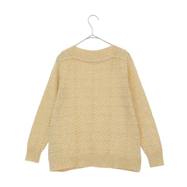 クリスチャンオジャール/ボートネックラメニット