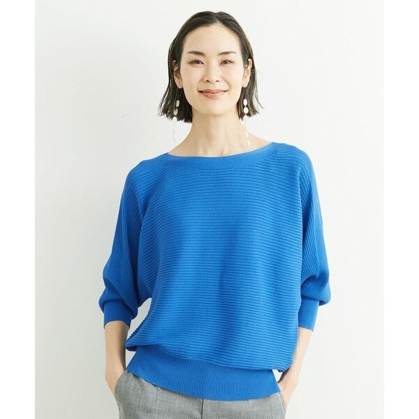 ミッシェルクラン（MICHEL KLEIN）/[小さいサイズ]ホールガーメント(R)ドルマンスリーブニット（7分袖/定番人気/新色追加）_15