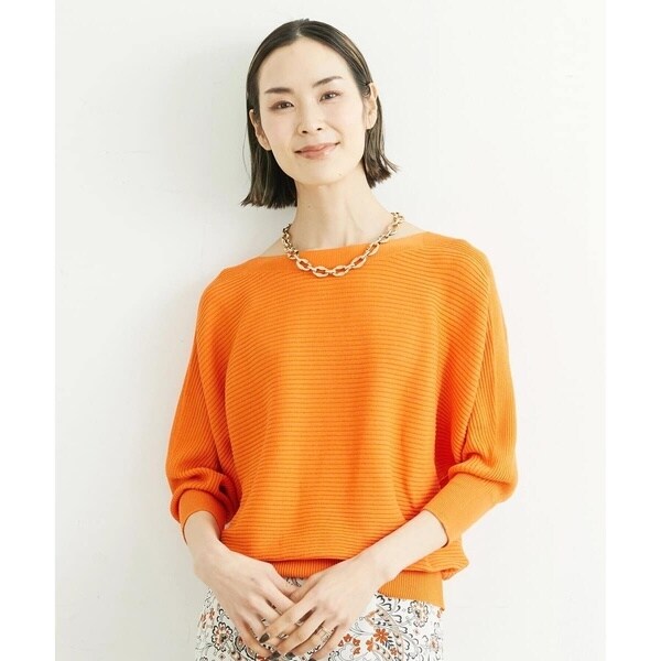ミッシェルクラン（MICHEL KLEIN）/[小さいサイズ]ホールガーメント(R)ドルマンスリーブニット（7分袖/定番人気/新色追加）_16