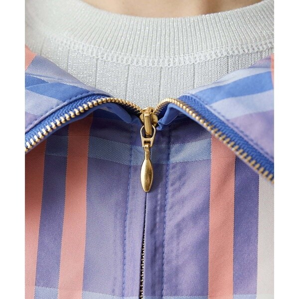 ミッシェルクラン/[小さいサイズ]チェックジャカードショートブルゾン