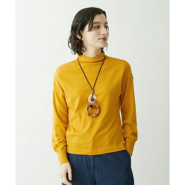 ジャンニ・ロ・ジュディチェ（GIANNI LO GIUDICE）/[洗える]天竺ハイゲージプチタートルニット