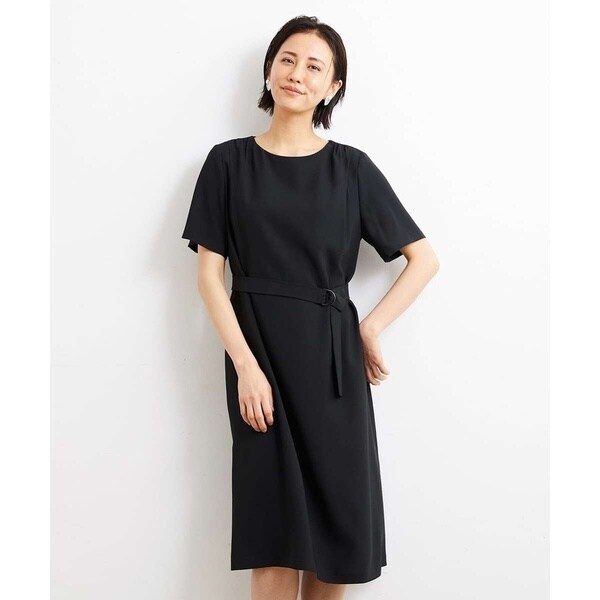 ミッシェルクラン/[小さいサイズ]2WAY タックデザインベルト付きワンピース ミッシェルクラン/[小さいサイズ]2WAY タックデザインベルト付き