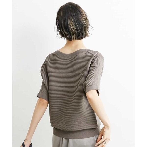ミッシェルクラン（MICHEL KLEIN）/[小さいサイズ]ホールガーメント(R)ボートネックニット(定番人気/WEB限定カラー）_14