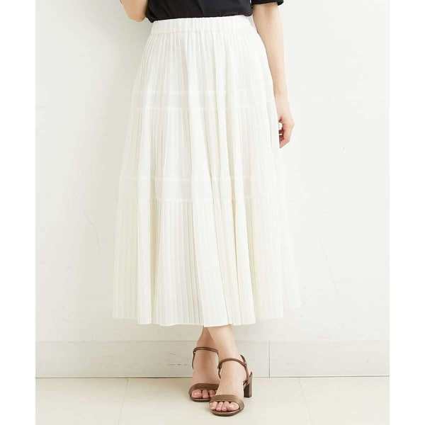 ジョルジュ・レッシュ（ES RECH）/ヴィンテージツイルプリーツスカート