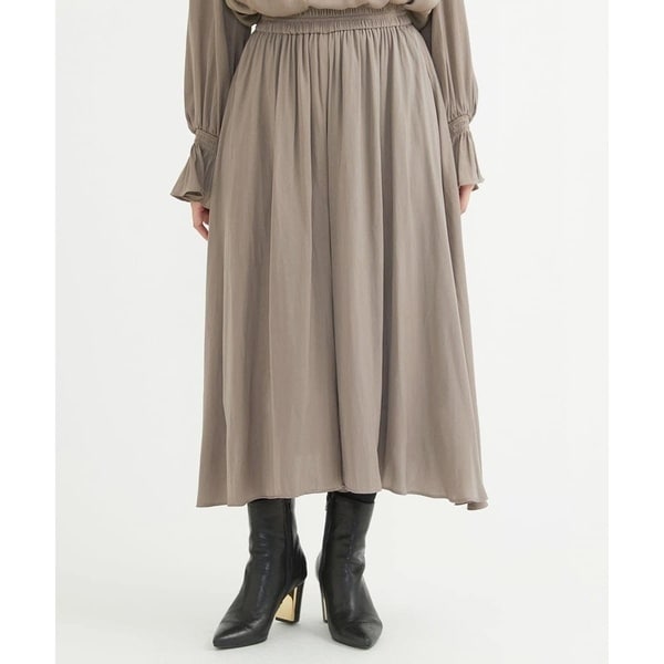 MK ミッシェルクラン（MK MICHEL  ）/【小さいサイズ】起毛サテンガウチョパンツ/新色追加/洗える