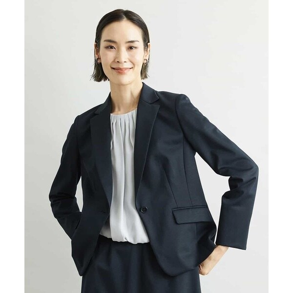 ミッシェルクラン（MICHEL ）/[小さいサイズ]トップサーモカルゼテーラードジャケット(定番スーツ/機能素材/総裏）