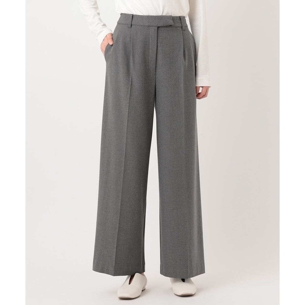 ヒロコビス（hirokobis）/【小さいサイズ/洗える】2WAYストレッチストレートワイドパンツ