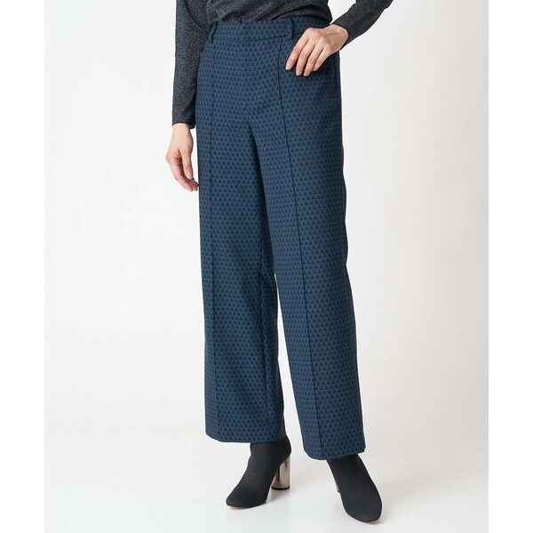 ジョルジュ・レッシュ（GEORGES RECH）/[日本製]トライアングルジャカードフレアパンツ