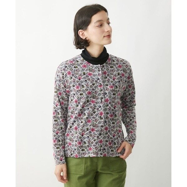 ジャンニ・ロ・ジュディチェ（GIANNI LO GIUDICE）/LIBERTYプリントジャージーカーディガン（EDENHAM）