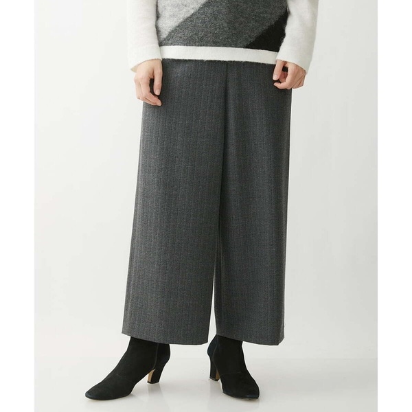 ジャンニ・ロ・ジュディチェ（GIANNI LO GIUDICE）/[両面起毛]ヘリンボンストライプパンツ