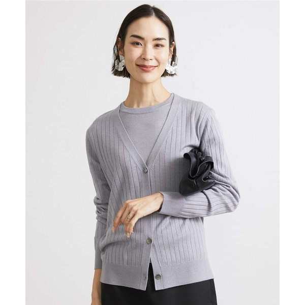 ミッシェルクラン（MICHEL KLEIN）/[小さいサイズ]ウールブレンドニットアンサンブル（2点セット）の通販は 19,800円