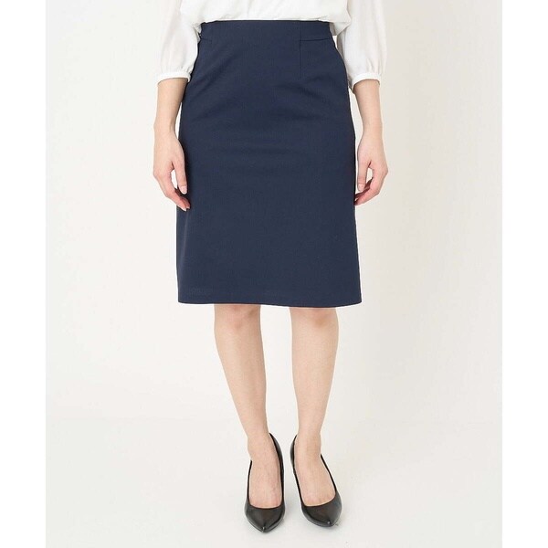 ミッシェルクラン（MICHEL ）/[小さいサイズ]トリコットカノコセミフレアスカート（セットアップ対応/定番スーツ）