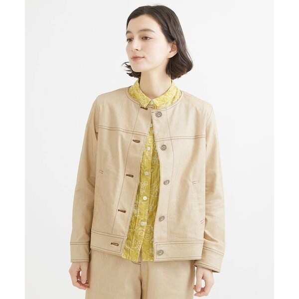 ジャンニ・ロ・ジュディチェ（GIANNI LO GIUDICE）/[セットアップ対応]デニムライクストレッチジャケット