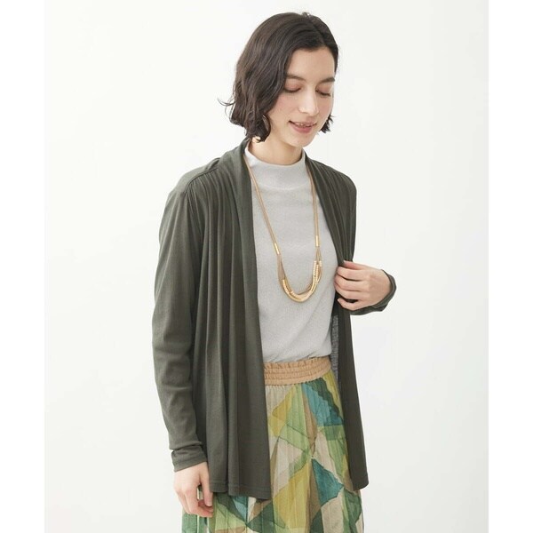 ジャンニ・ロ・ジュディチェ（GIANNI LO GIUDICE）/[洗える/日本製]コットンシフォンカーディガン