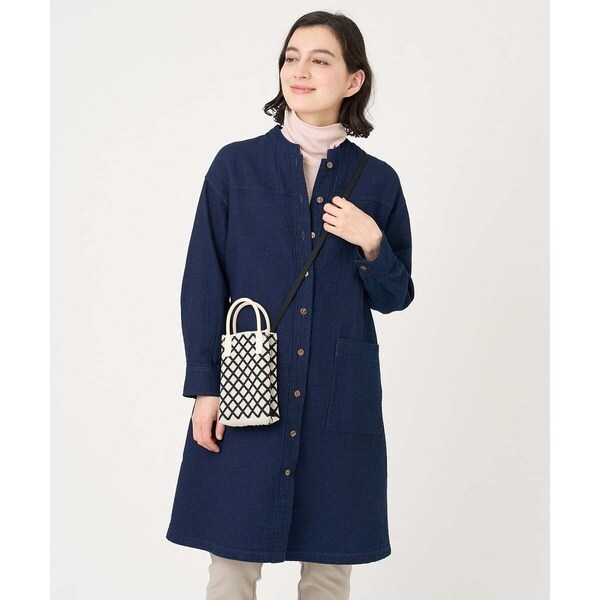 ジャンニ・ロ・ジュディチェ（GIANNI LO GIUDICE）/[洗える]二重織ガーゼ細ストライプシャツワンピースの通販は 42,900円