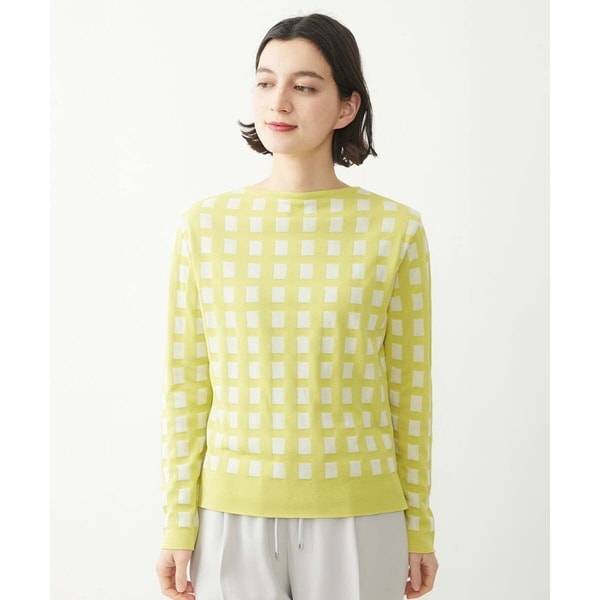 ジョルジュ・レッシュ（ES RECH）/ブロックハイゲージジャガードニット