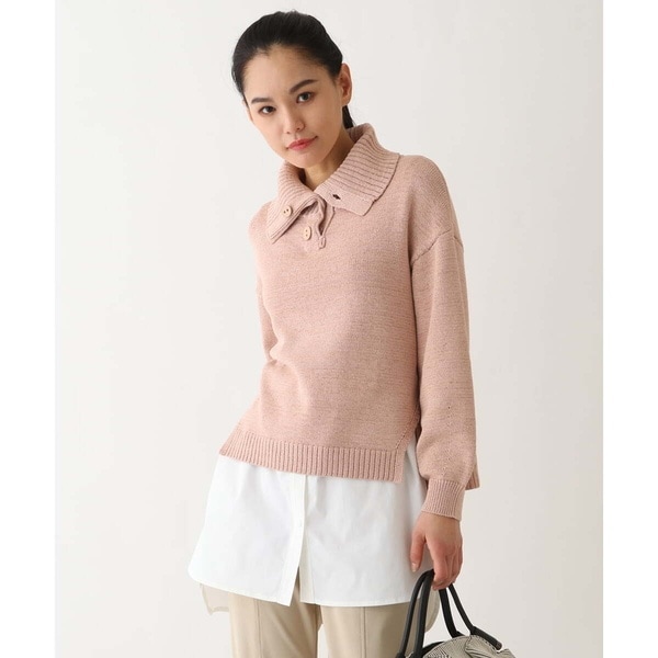 ヒロコビス（hirokobis）/【小さいサイズ】テープヤーンリブハイネックニット