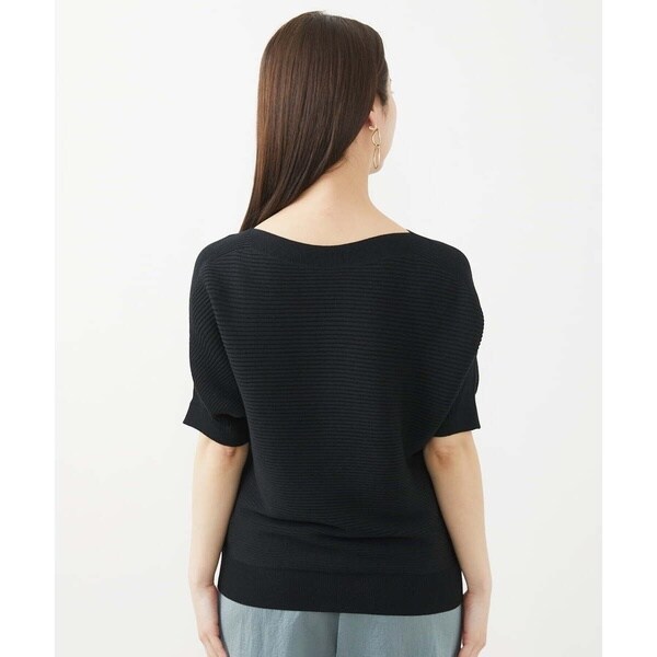 ミッシェルクラン（MICHEL KLEIN）/[小さいサイズ]ホールガーメント(R)ボートネックニット(新色)_17