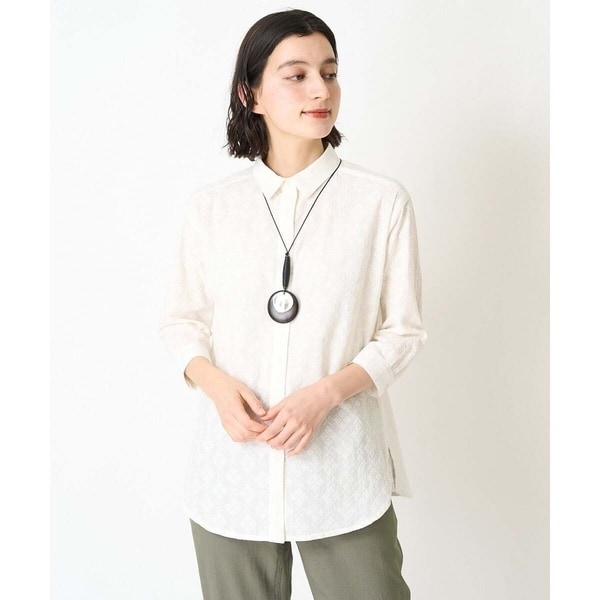 ジャンニ・ロ・ジュディチェ（GIANNI LO GIUDICE）/エンブロイダリーシャツブラウス