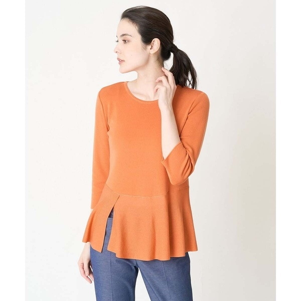 クリスチャンオジャール（christianaujard）/デザインヘムプルオーバーニット