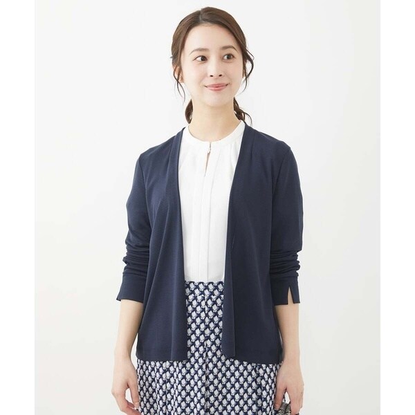 MK ミッシェルクラン（MK MICHEL  ）/【小さいサイズ】ショート丈カーディガン/接触冷感/洗える