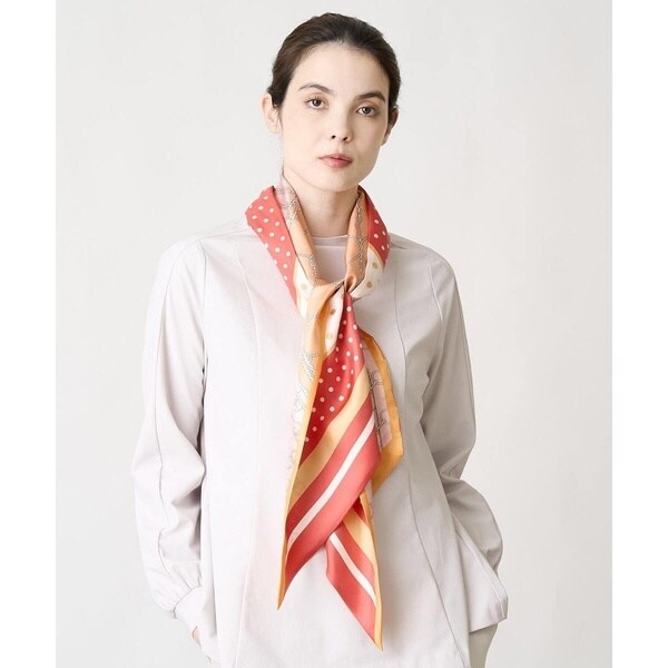 クリスチャンオジャール（christianaujard）/リバーシブルプリントスカーフ