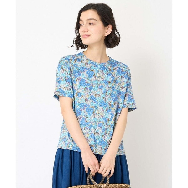 ジャンニ・ロ・ジュディチェ（GIANNI LO GIUDICE）/LIBERTYプリント半袖カットソー(GLORIA FLOWER)