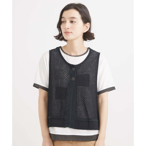 ジャンニ・ロ・ジュディチェ（GIANNI LO GIUDICE）/メッシュニットベストの通販は