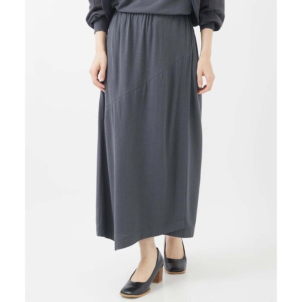 ジャンニ・ロ・ジュディチェ（GIANNI LO GIUDICE）/[セットアップ対応]綿強撚天竺イレギュラーヘムスカート