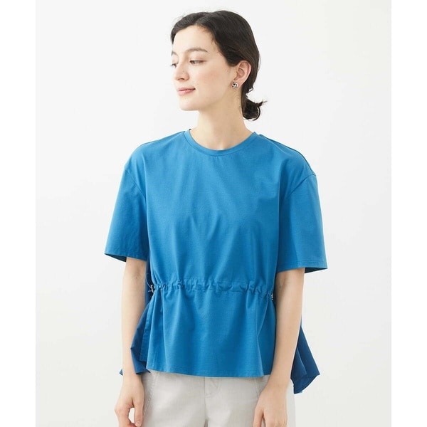 ジョルジュ・レッシュ（ES RECH）/シルケット天竺ウエストギャザーカットソー