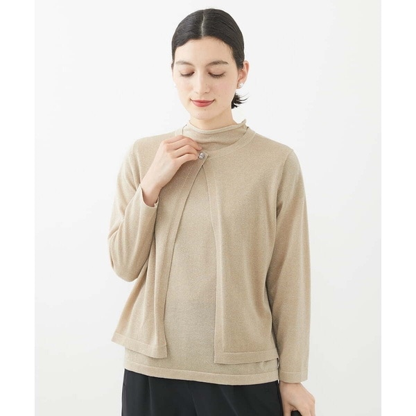 ジョルジュ・レッシュ（GEORGES RECH）/[アンサンブル対応]スパークラメニットカーディガン