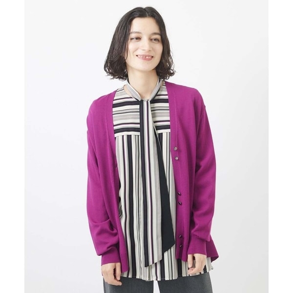 ジョルジュ・レッシュ（ES RECH）/メタルボタンVネックカーディガン