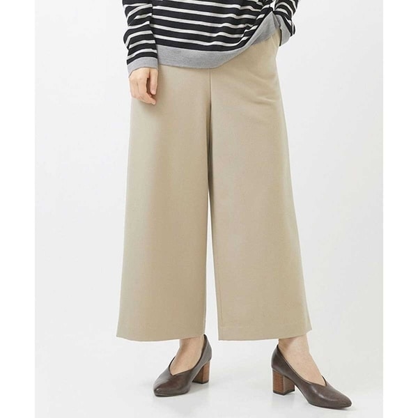 ジャンニ・ロ・ジュディチェ（GIANNI LO GIUDICE）/[6色展開]両面起毛2WAYストレッチワイドストレートパンツ