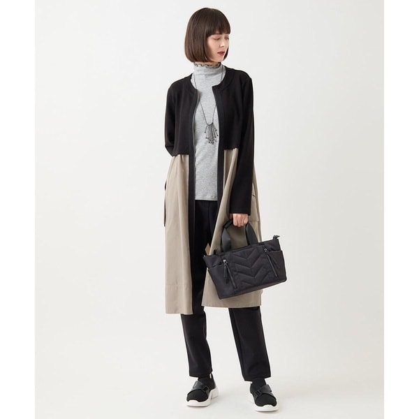 ヒロコビズタフタジョイントフロントジップワンピース 追加【小さいサイズ/洗える】タフタジョイントフロントジップ