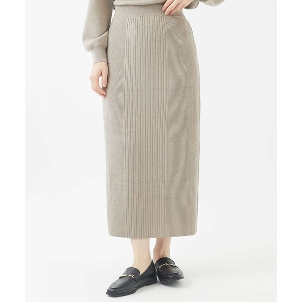 ジョルジュ・レッシュ（ES RECH）/[セットアップ対応]ウールブレンドニットスカート