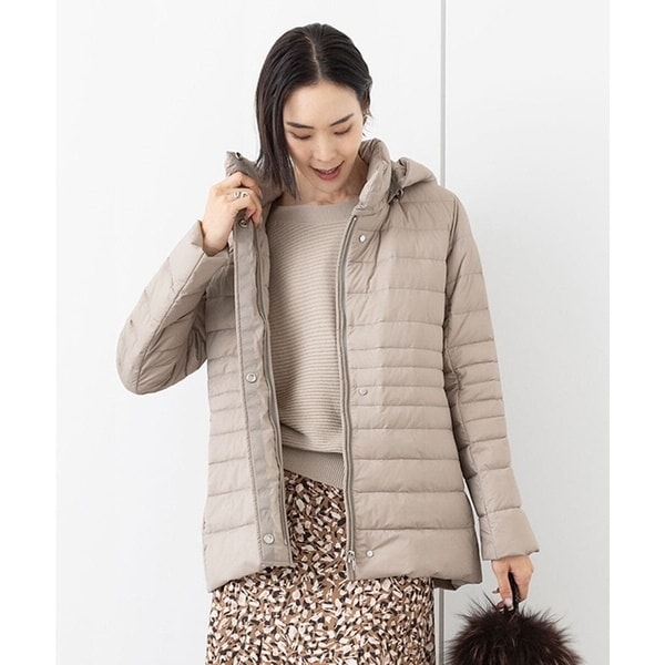 ミッシェルクラン（MICHEL KLEIN）/[小さいサイズ]2WAYストレッチダウンジャケット(定番人気)