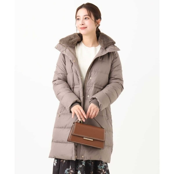 MK ミッシェルクラン（MK MICHEL  ）/【小さいサイズ】ベーシックタフタロングダウンコート(新色追加)