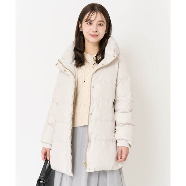 MK ミッシェルクラン（MK MICHEL KLEIN ）/【小さいサイズ】ベーシックタフタミドルダウンコート_3
