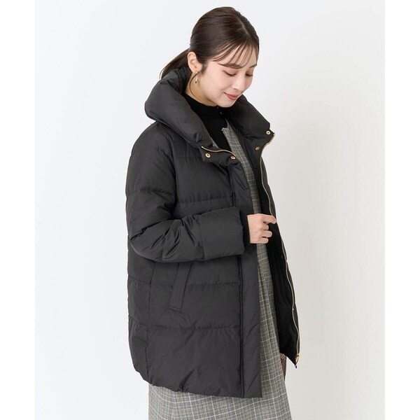 MK ミッシェルクラン（MK MICHEL KLEIN ）/【小さいサイズ】ベーシックタフタミドルダウンコート_4