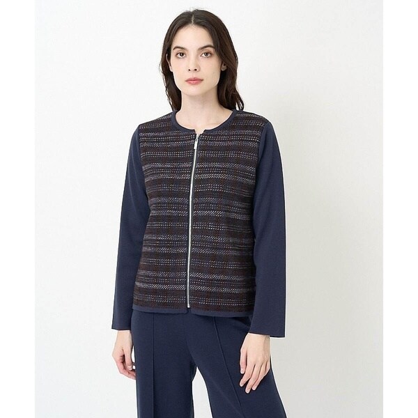 クリスチャンオジャール（christianaujard）/ジップアップニットカーディガン