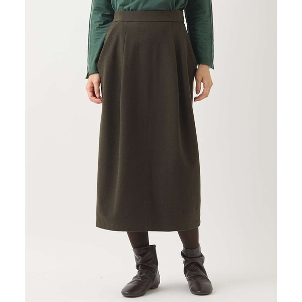 ヒロコビス（hirokobis）/【小さいサイズ】カシミヤタッチタックデザインスカート