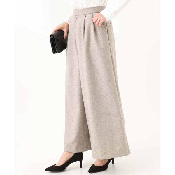 MK ミッシェルクラン（MK MICHEL KLEIN ）/【小さいサイズ】2タック ツイードワイドパンツ/洗えるの通販は