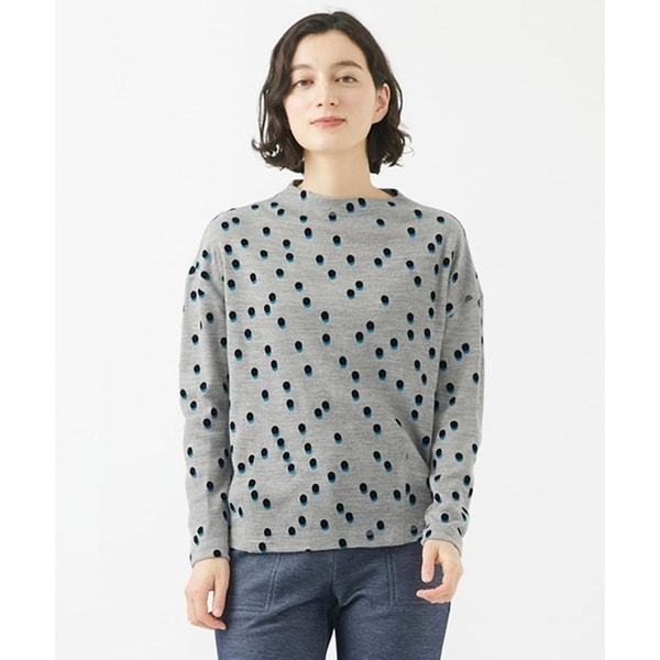 ジャンニ・ロ・ジュディチェ（GIANNI LO GIUDICE）/[日本製]フロッキードットプリントカットソー