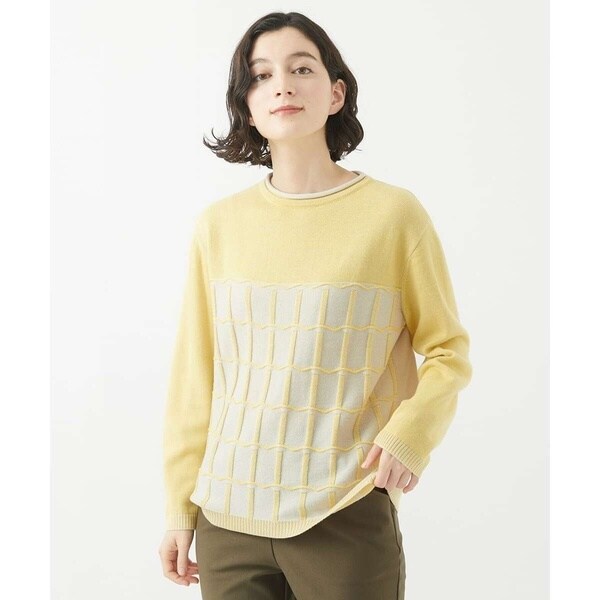 ジャンニ・ロ・ジュディチェ（GIANNI LO GIUDICE）/ウェーブポールウール混ニットプルーバーの通販は 14,245円