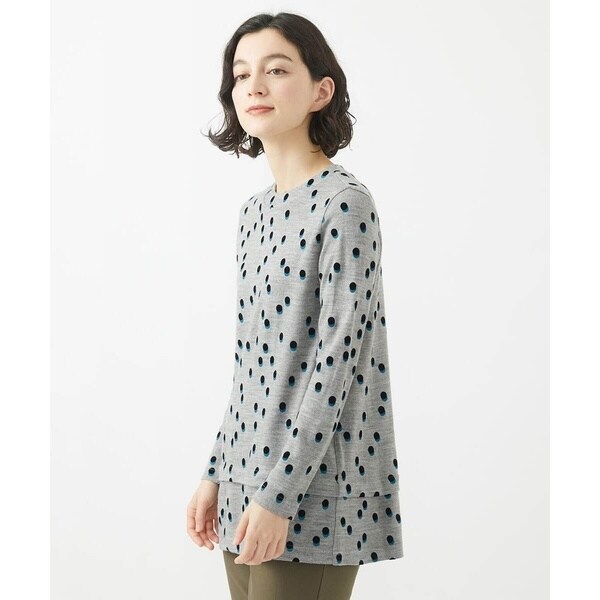 ノップドゥノッド nop de nod アシメトリーティアードデザインシャツ