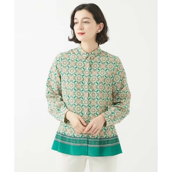 クリスチャンオジャール（christianaujard）/[セットアップ対応]ノスタルジックフローラルプリントブラウス