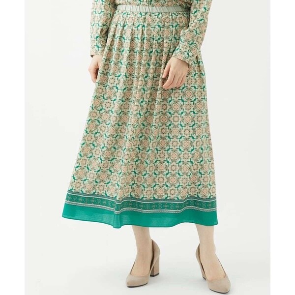 クリスチャンオジャール（christianaujard）/[セットアップ対応]ノスタルジックフローラルプリントスカート