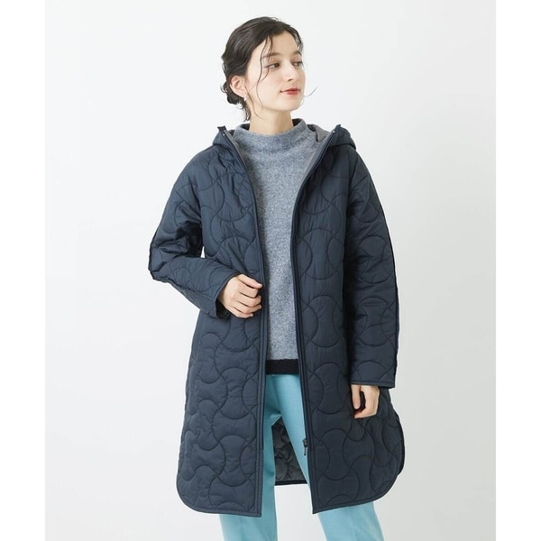 ジョルジュ・レッシュ（ES RECH）/ジオメトリックキルティングタフタコート