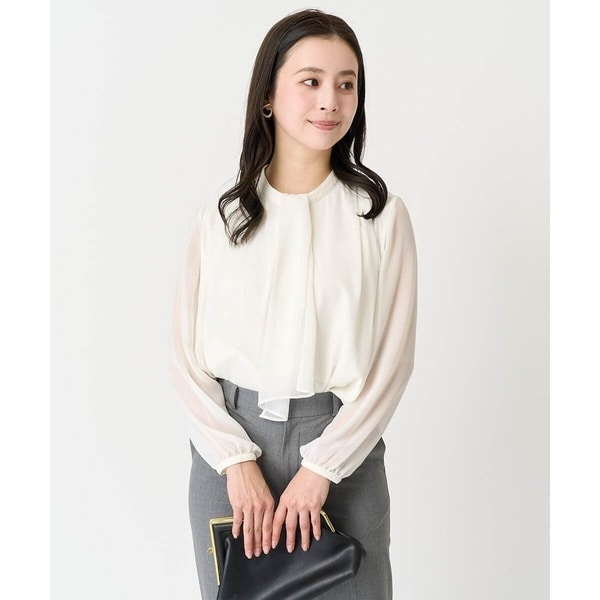 ミッシェルクラン（MICHEL ）/[小さいサイズ]ボウタイ付き2WAYブラウソ?(インナーにおすすめ)